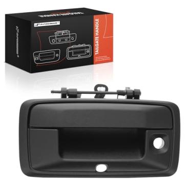 Imagem de A-Premium Alça para porta traseira com orifício para câmera e fechadura compatível com Chevrolet Colorado e GMC Canyon, 2015-2020, preto texturizado, número de substituição 23457650