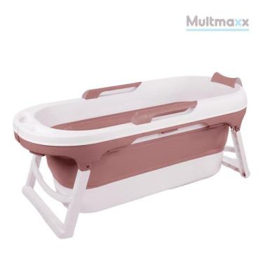 Imagem de Banheira Dobrável Portátil Infantil para Bebê e Adultos 180L Multmaxx,