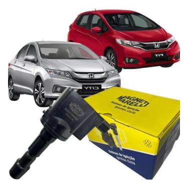 Imagem de Bobina Ignição New Fit New City 1.4 1.5 16v - MAGNETI MARELLI