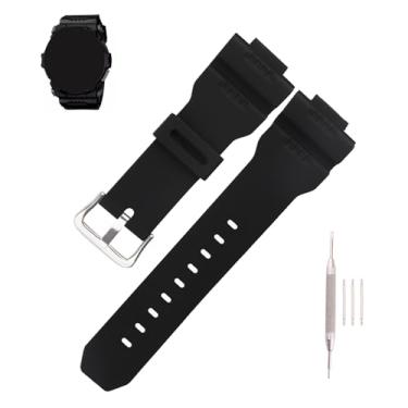 Imagem de MMBAY Pulseiras de relógio de resina GW7900 GW7900B de 16 mm de substituição para Casio G Shock 10330771 GW-7900 GW-7900B G-7900 G-7900B Pulseira de pulso para homens e mulheres, acessórios de relógio