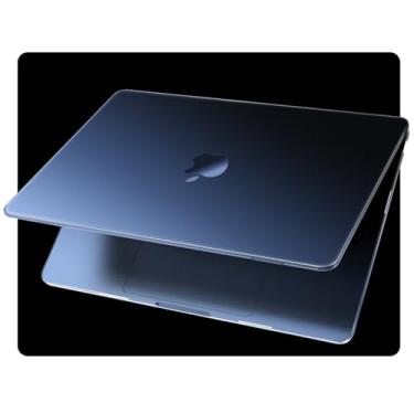 Imagem de EooCoo Capa compatível com MacBook Air de 13 polegadas 2025 2024-2022 M4 M3 M2 A3240 A3113 A2681, fosco atualizado, resistente a arranhões, capa rígida protetora resistente para Mac Air de 13,6