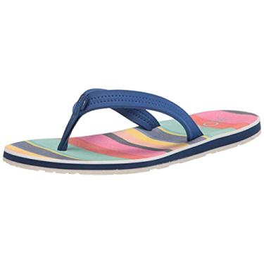 Imagem de Roxy Sandália feminina Vista, Listra azul-marinho 212, 9