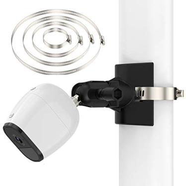 Imagem de Koroao Suporte de montagem universal para Arlo Pro 2/Arlo Pro 3/4/Arlo Ultra/Arlo Essential/Wyze Cam Outdoor/eufyCam 2, suporte de parede externo - Instalação de enrolamento multifuncional estável (1