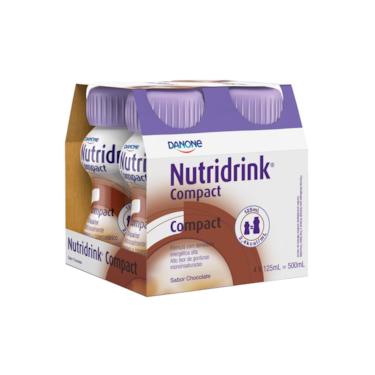 Imagem de Nutridrink Compact Chocolate - Kit 4 unidades de 125mL - Danone
