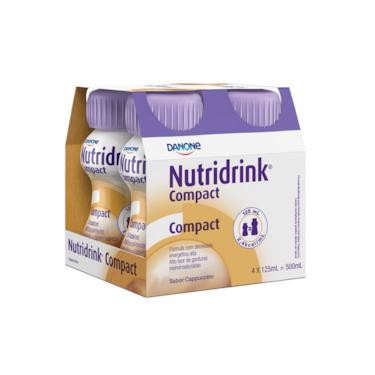 Imagem de Nutridrink Compact Capuccino- Kit 4 unidades de 125mL - Danone