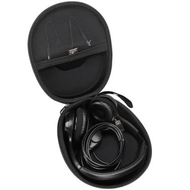 Imagem de Aproca Capa de armazenamento rígido portátil para fone de ouvido Logitech H390 / Logitech Zone 301 com fio