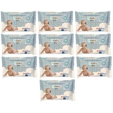 Imagem de Kit 10 Toalhas Umedecidas Hibaby Plus 50 Unidades-Hiperfarma