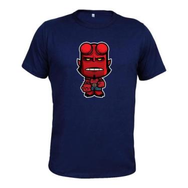 Imagem de Camiseta Confortável Malha 30.1 Estampada Bonequinho - Surprass, Azul 