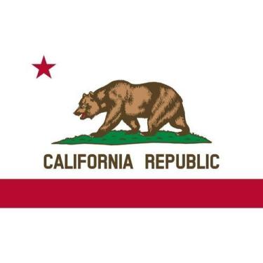 Imagem de Bandeira Califórnia Eua Usa 1,50x0,90mt - WCAN