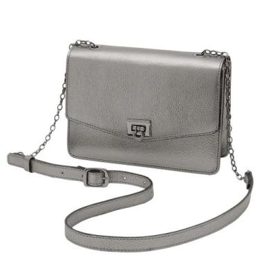 Imagem de Bolsa de Couro Mariart Margarida, Onix