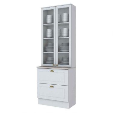 Imagem de Cristaleira Henn 2 Portas Sd C357-05 Branco