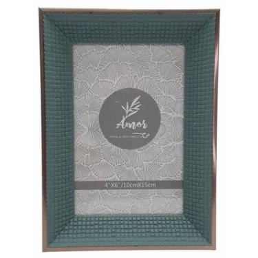 Imagem de Porta Retrato De Mesa Vertical 10cm x 15cm Acetato Decoração Com Moldu