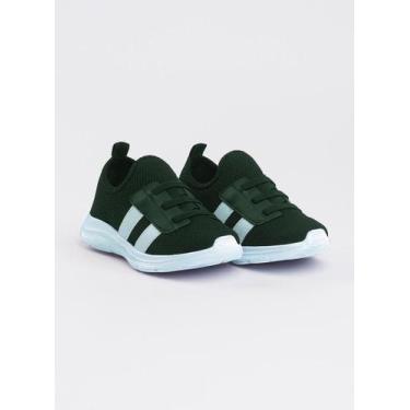 Imagem de Tênis Infantil Molekada Menino Chumbo Esportivo Listrado, 34