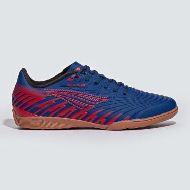 Imagem de Chuteira Masculina Futsal Bravo 3 124276 - Penalty, 39, Marinho, Verme