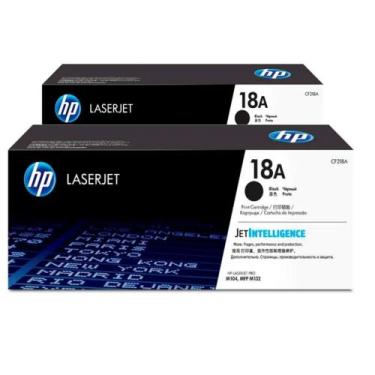 Imagem de 2X Cartucho de toner  18A preto (CF218AB)