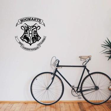 Imagem de Adesivo Decorativo Brasão Hogwarts Harry Potter Escola Magia Sonserina