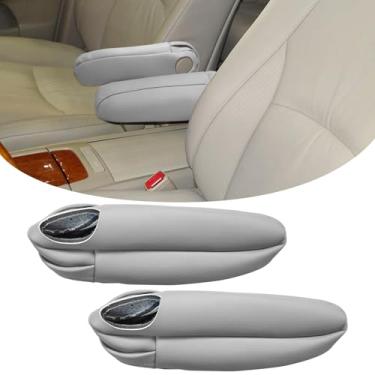 Imagem de SUNBREATH Capa de apoio de braço para assento dianteiro de carro compatível com Lexus RX300 RX330 RX350 2003 2004 2005 2006 2007 2008 2009 capa de descanso de braço para assento dianteiro e lado do