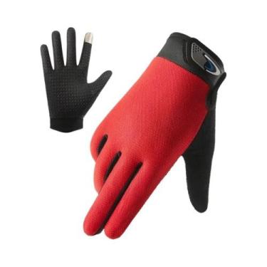 Imagem de Luvas de Pesca e Ciclismo Touchscreen - Antiderrapantes e Respiráveis 