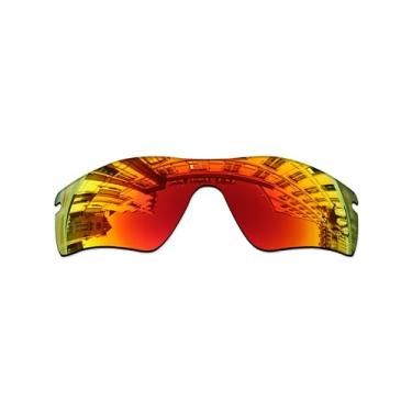 Imagem de Vonxyz Lentes de reposição para óculos de sol Oakley Radar Path - Ruby MirrorCoat polarizado