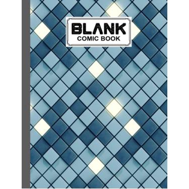 Imagem de Blank Comic Book: Cube Cover Blank Comic Book, Create Your Own Story, Journal, Notebook, Sketchbook for Kids and Adults, 120 Pages - Size 8.5" x 11" Notebook by Nina Reinhardt