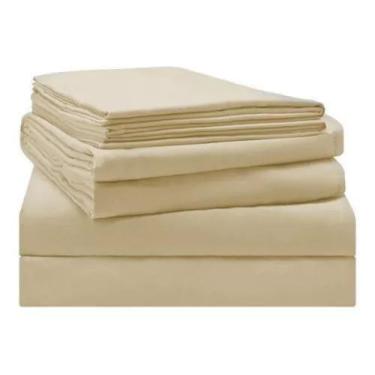 Imagem de Kit 5 Lençol Solteiro Virol Sem Elástico Algodão 180 Fios - OutCasa Co