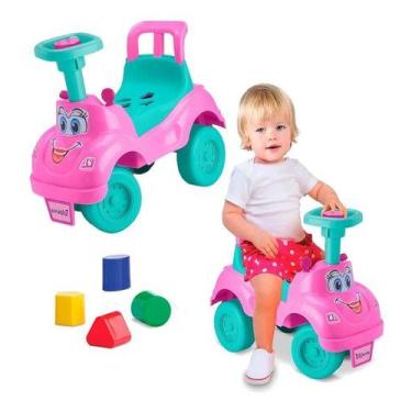 Imagem de Totoka Triciclo Infantil Bebe Carrinho Totokinha Menina Rosa - Cardoso