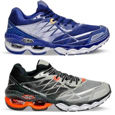 Imagem de Kit 2 Pares Tenis Masculino Esportivo Wave Orks Academia Corrida Confo