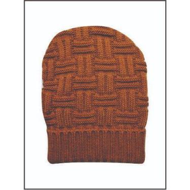 Imagem de Touca Gorro Feminino E Masculino Outono E Inverno De Trico Em Lã Uniss
