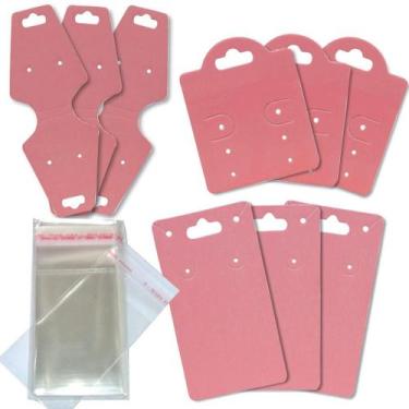 Imagem de Kit 300 Tag de Bijuteria e Semijoias Cartelas com Saquinhos - Geral, R