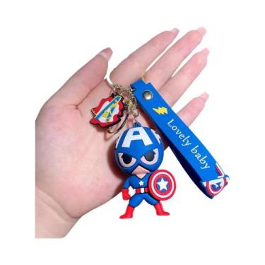 Imagem de Chaveiro Kawaii Homem-Aranha - Figura de Ação para Mochila ou Bolsa In