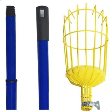 Imagem de Colhedor para Frutas com Cabo Extensor Metal 3 Metros - PREVEOESTE, UN