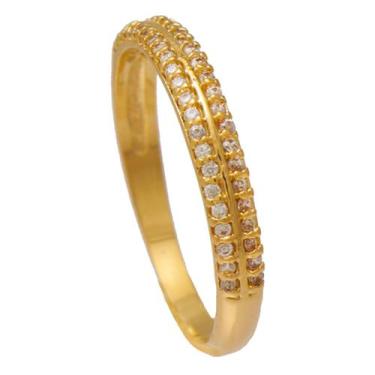 Imagem de Anel Aparador de Aliança Feminino Softjoias Folheado a Ouro, 14