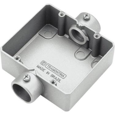 Imagem de Condulete Duplo 3/4" Tipo "cd" - Sem Tampa / Sem Rosca / Sem Pintura T