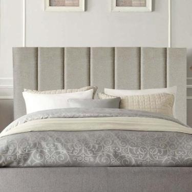 Imagem de Cabeceira Carla Pé Plástico 195cm King Size Para Cama Colchão Box Quar