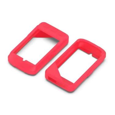 Imagem de Capa Voikoli compatível com Wahoo ELEMNT ACE, capa protetora de silicone macio, acessórios de ciclismo (vermelha)