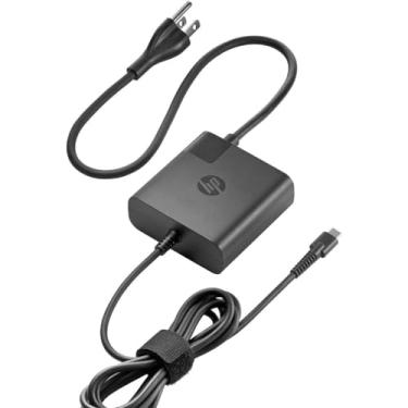 Imagem de 65W 925740-002 USB Type-C Ac Adaptador de para computador portátil compatível com HP Spectre x360 13-AE015DX 860065-002, 860209-850, 925740-002, TPN-CA06, 1588-3003, HU10674-16024