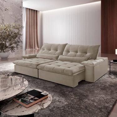 Imagem de Sofá Nivus Veludo 02 Módulos de 120cm B25cm Meu Sofá Online