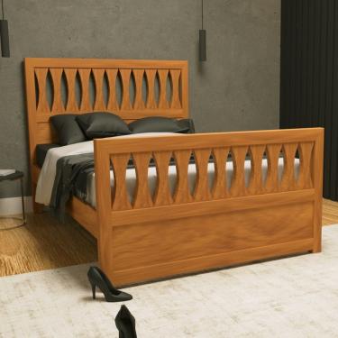 Imagem de Cama King em Madeira Maciça Turin Móveis Nathalia