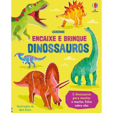 Imagem de Dinossauros para Montar | Editora Usborne | Livro Infantil Interativo