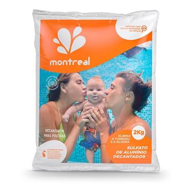 Imagem de Sulfato Alumínio Decantador Piscina Floculada Limpeza 2 Kg