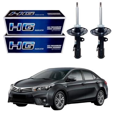 Imagem de Par amortecedor dianteiro nakata toyota corolla 1.8 2.0 2015 A 2016