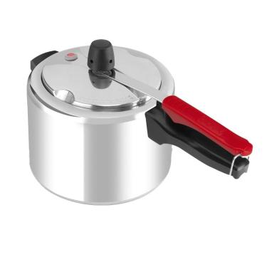 Imagem de Panela de Pressão Clock 4,5 Litros Eco Polida Fechamento Interno Prata