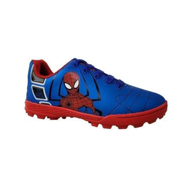 Imagem de Chuteira Society Infantil Dray Homem Aranha 4229 - Cor:;Tamanho:29;Genero:Masculino-Masculino