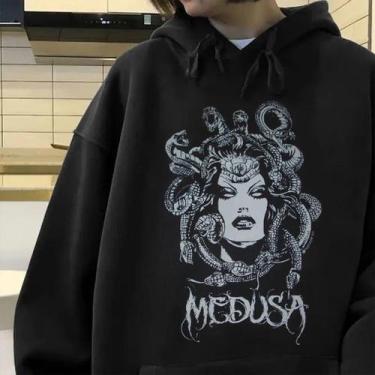 Imagem de Blusa Moletom Canguru Meduza Mitologia Unissex - Use Nerd, GG