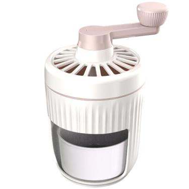 Imagem de Máquina de gelo triturado, máquina de gelo raspado, triturador de gelo manual, sem BPA, máquina de barbear de gelo triturado, portátil, com manivela, máquina de cone de neve com bandeja de cubo de