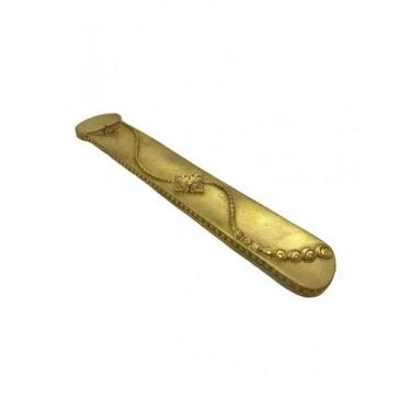 Imagem de Incensário Régua 27 cm Universal Dourado Resina - Lua Mística - 100% O