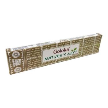 Imagem de Incenso Massala Natures Nest Indiano Goloka Varetas Cx15g - Lua Místic