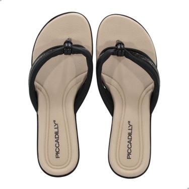 Imagem de Tamanco Feminino Piccadilly Clás Napa Stretch Soft Preto