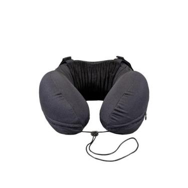 Imagem de Almofada Pescoço Visco Viagem Avião Nasa com Fecho - Sensii