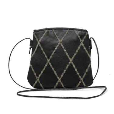 Imagem de Bolsa a Tiracolo Feminina Mosaico - Relicário (Preto)